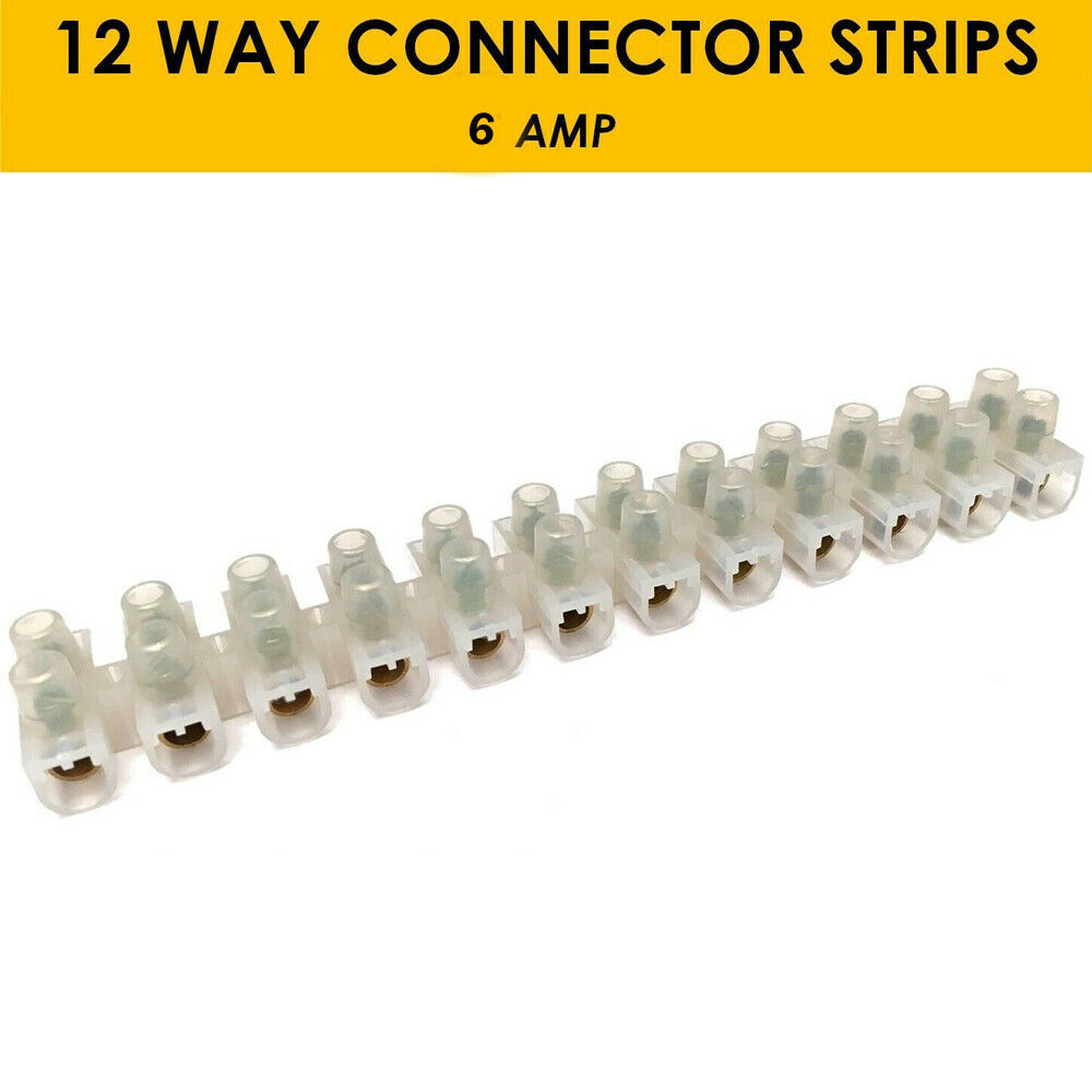 3A-60A Lighting Chock Block Connection 12 Way Electric Wire Terminal Connector~2227-7