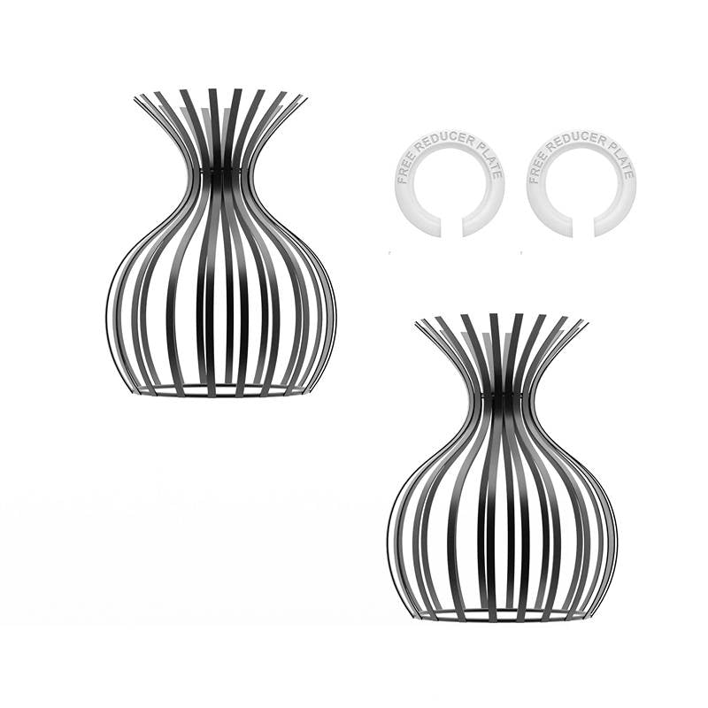 Modern Indoor Black Metal Wire Cage Lamp Shade~4762-5