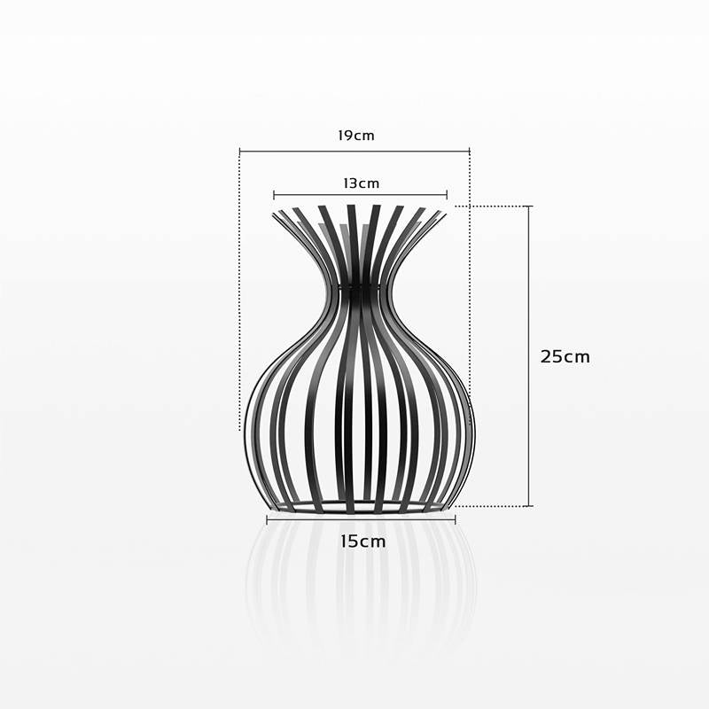 Modern Indoor Black Metal Wire Cage Lamp Shade~4762-3