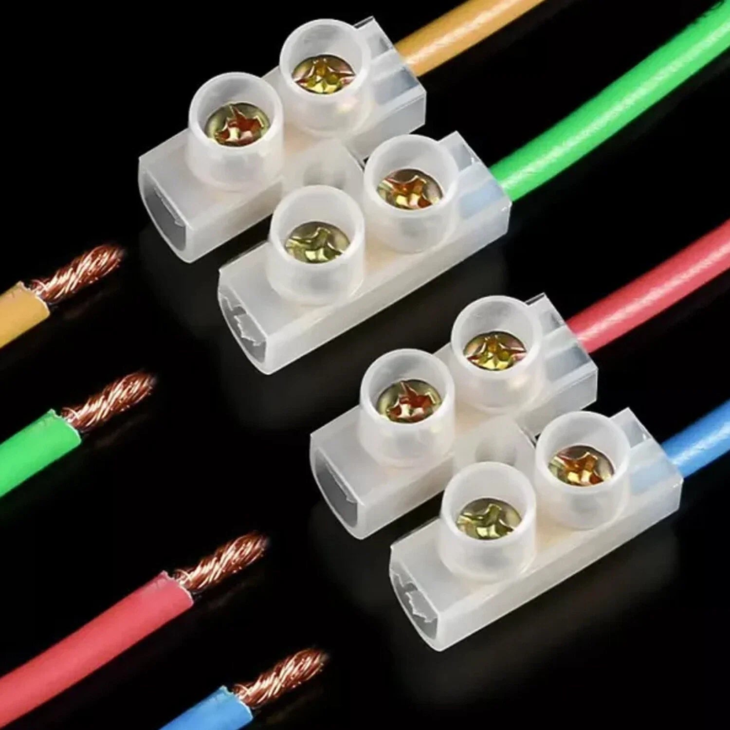 3A-60A Lighting Chock Block Connection 12 Way Electric Wire Terminal Connector~2227-1