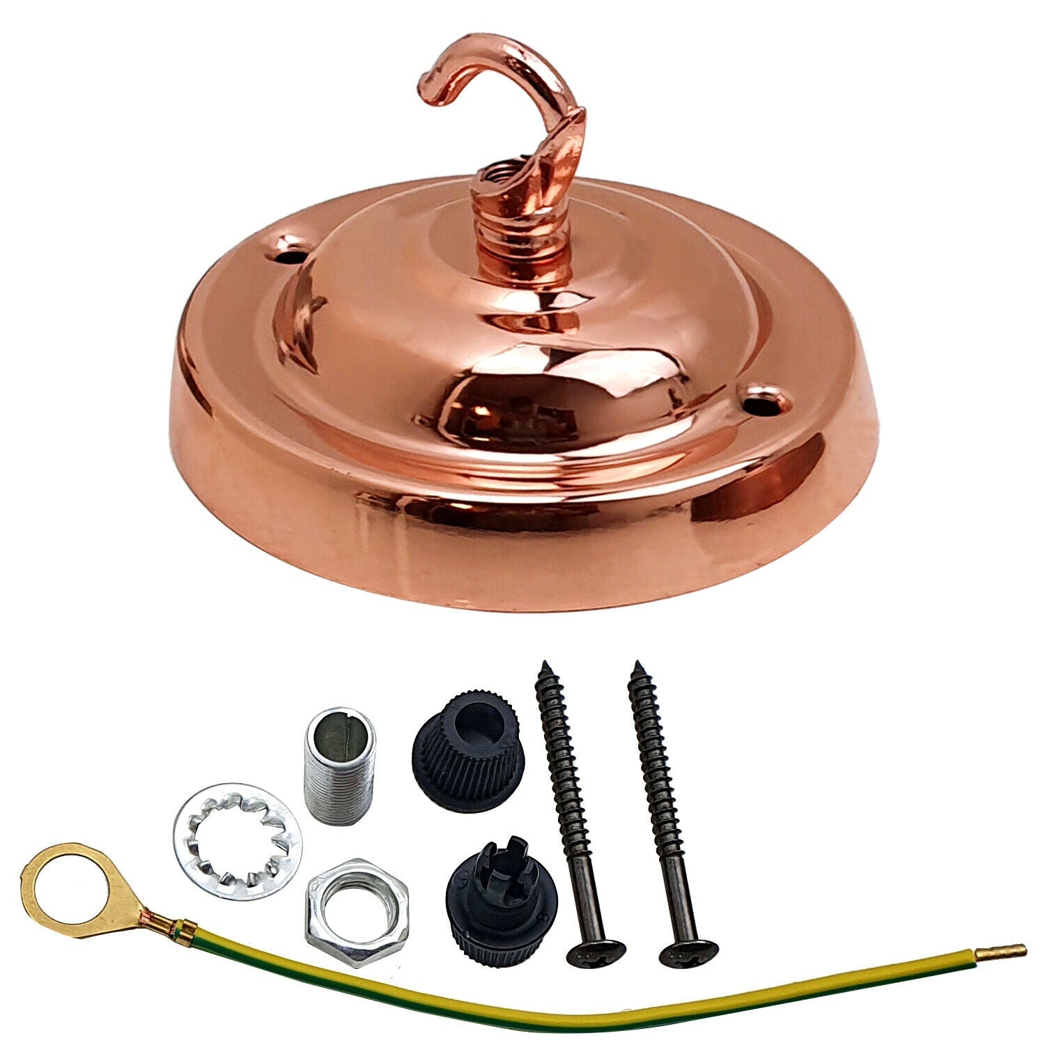 Vintage Style Metal Ceiling Rose Hook Plate For Light Fitting~2097-5