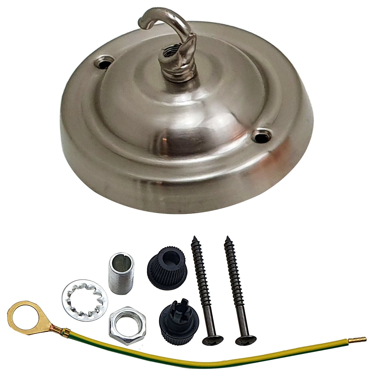Vintage Style Metal Ceiling Rose Hook Plate For Light Fitting~2097-9